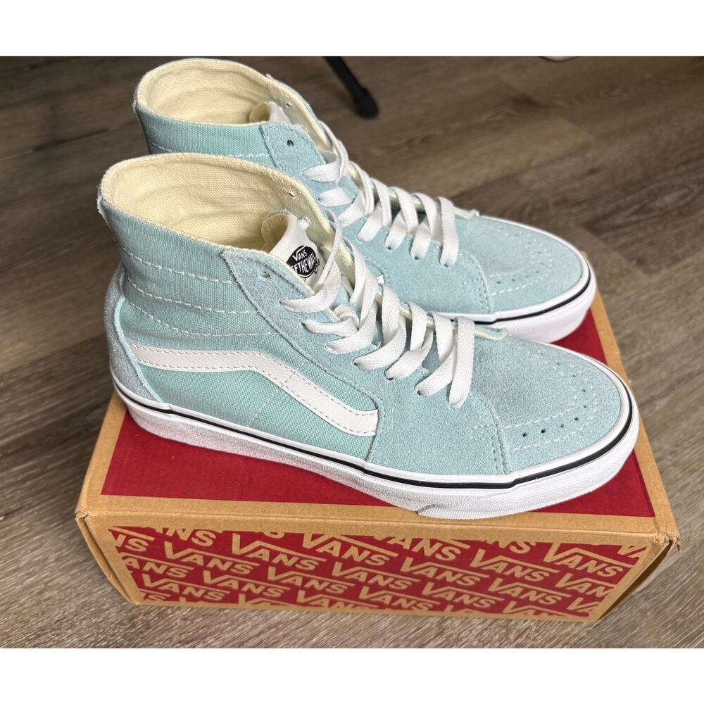 NWB - 5M/6.5W - Vans Sk8-Hi Tapered - Canal Blue Sneakers - Picture 5 of 9
